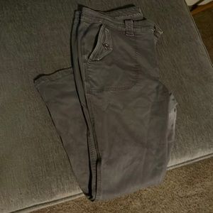 Grey straight leg pants